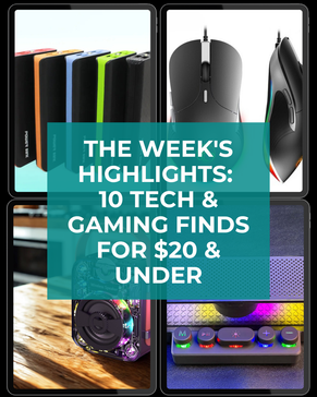 10 Tech & Gaming Finds for $20 and Under