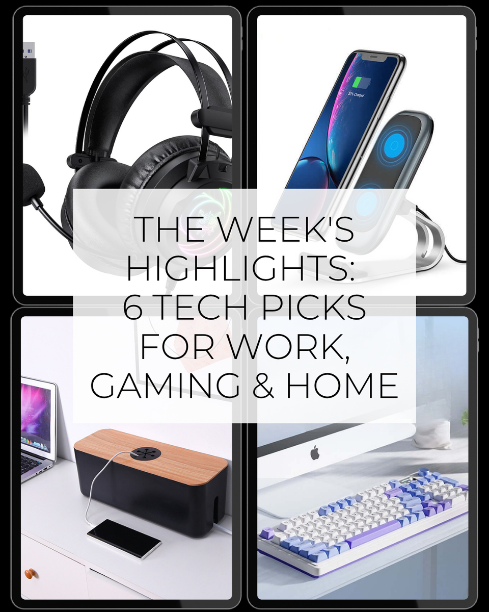 Upgrade Your Everyday Setup: 6 Tech Picks for Work, Gaming & Home