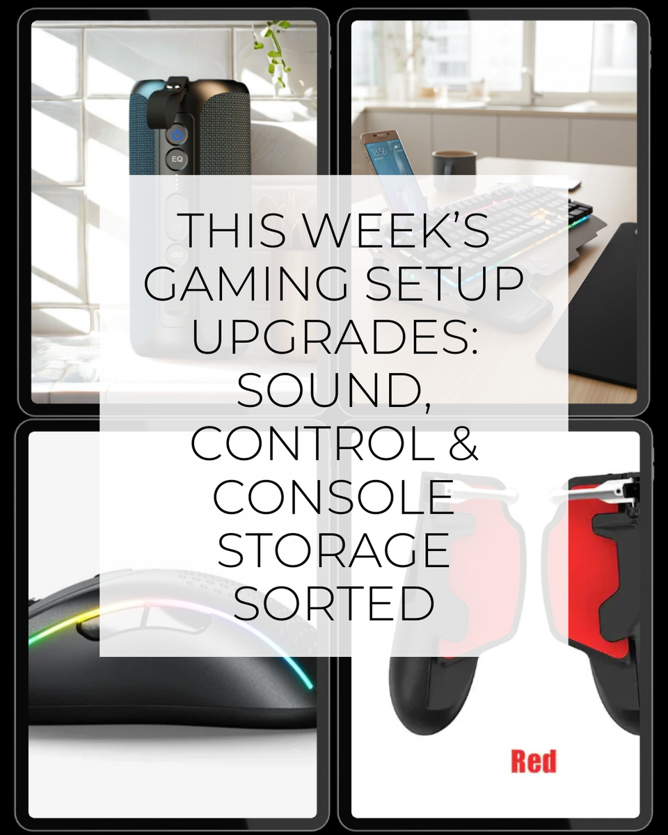 This Week’s Gaming Setup Upgrades: Sound, Control & Console Storage Sorted