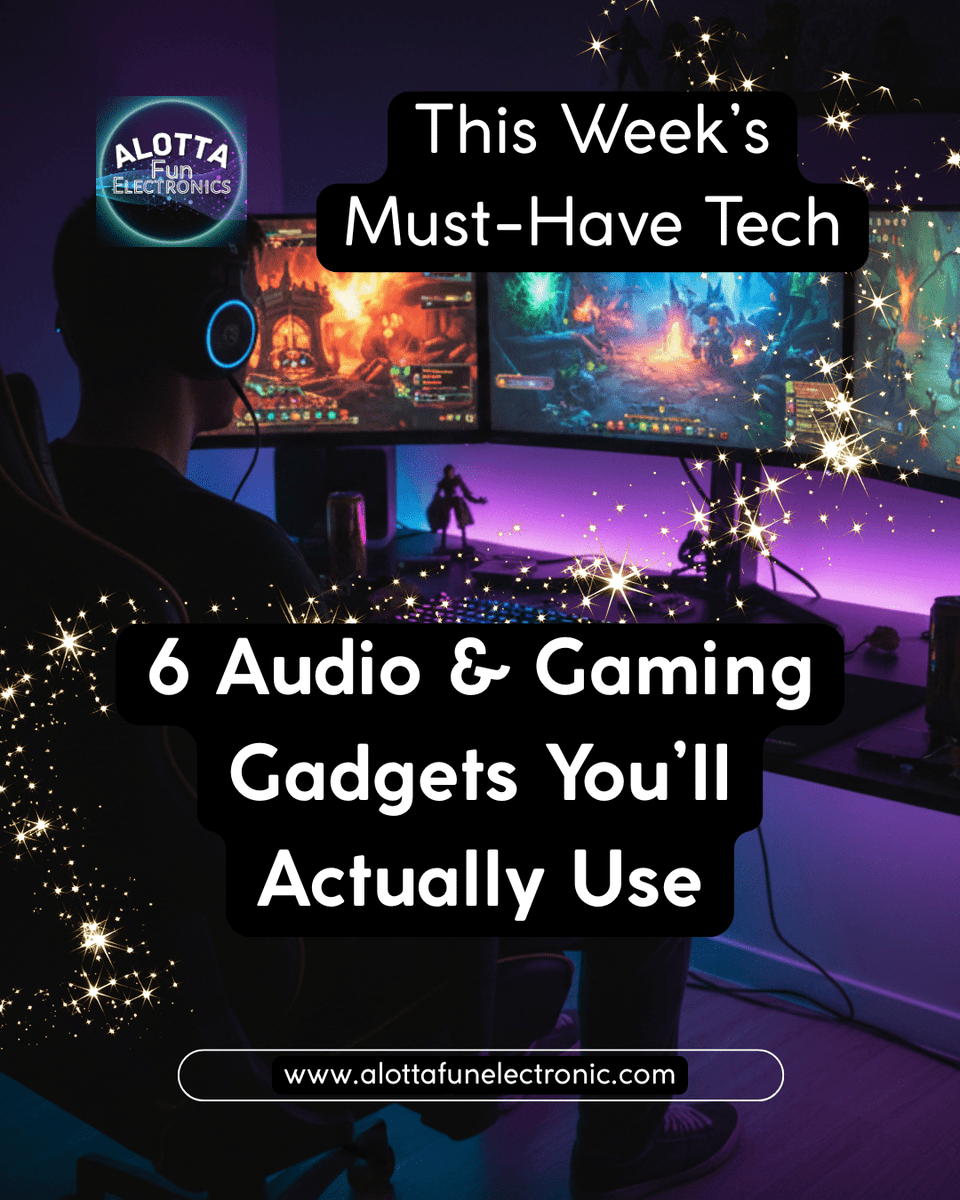 Top 6 Tech Gadgets for Audio and Gaming Enthusiasts