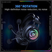 Nemo X80 Gaming Headset – Infinite Surround Sound Headphones with Microphone, USB & Type-C Compatible