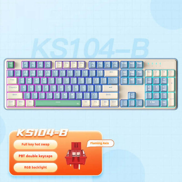 Redragon Three-modeRedragon Three-Mode Mechanical Keyboard | Wireless RGB Gaming Keyboard | Alotta Fun Electronicl Mechanical Keyboard
