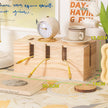 Solid Wood Cable Management Box | Eco-Friendly Power Strip & Wire Organizer | Alotta Fun Electroni