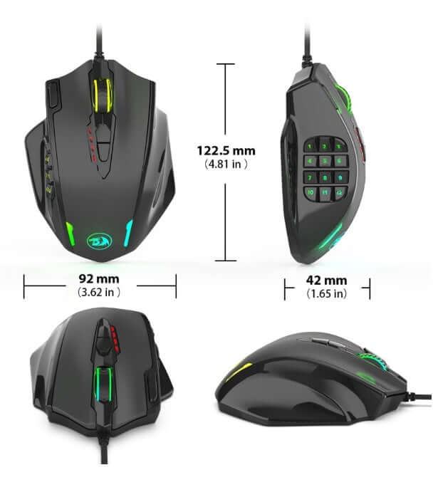 Redragon M908 Gaming Mouse with Macro Buttons