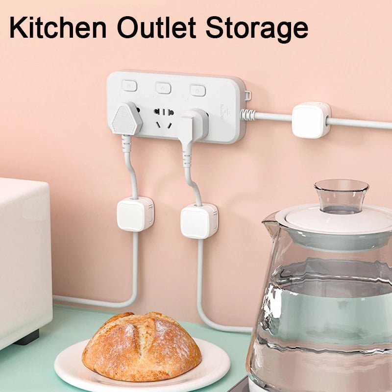 Magnetic Cable Clip Under Desk | Desk Cable Organizer & Cord Holder | Alotta Fun Electronic