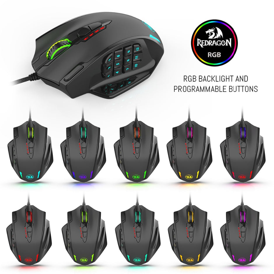 Redragon M908 Gaming Mouse with Macro Buttons