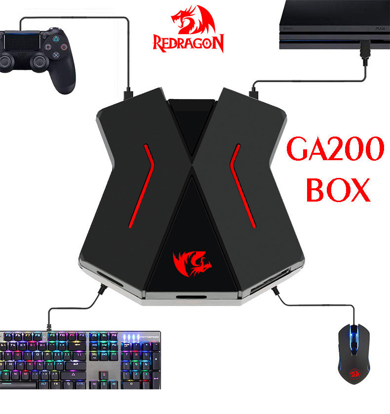 Redragon ERIS GA200 Keyboard & Mouse Adapter for PS4 – Plug & Play Console Gaming Converter