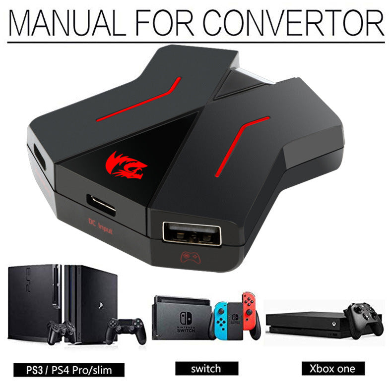 Redragon ERIS GA200 Keyboard & Mouse Adapter for PS4 – Plug & Play Console Gaming Converter