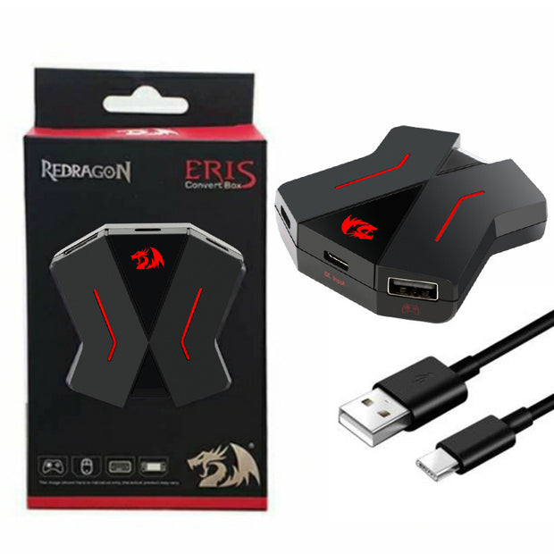 Redragon ERIS GA200 Keyboard & Mouse Adapter for PS4 – Plug & Play Console Gaming Converter