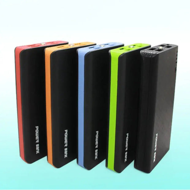 20000mAh High-Capacity Power Bank Charger in various colors for portable power solutions.