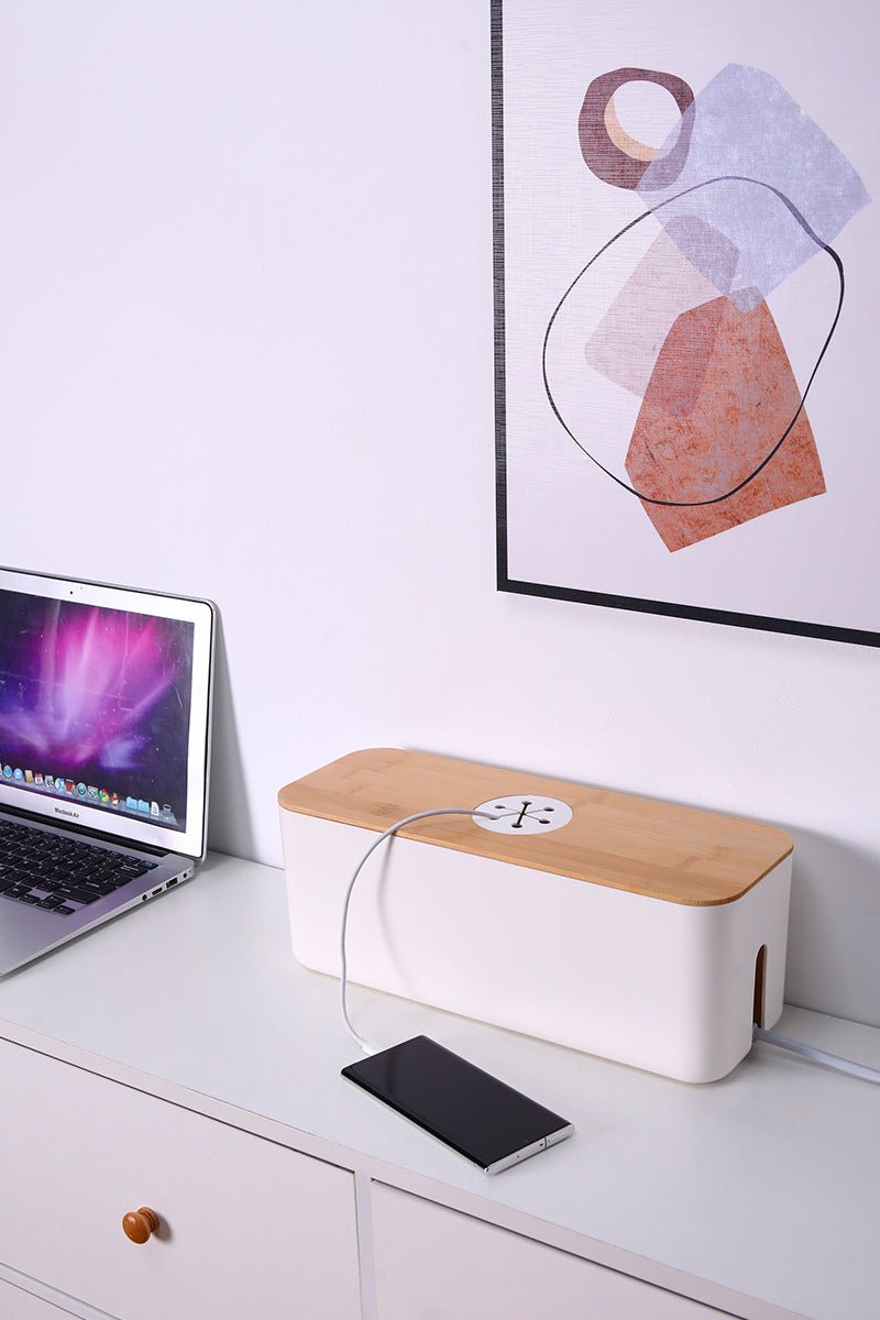 Concealed Cable Management Board for Desk | Phone, Tablet & Computer Organizer | Alotta Fun Electronic