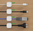 Magnetic Cable Clip Under Desk | Desk Cable Organizer & Cord Holder | Alotta Fun Electronic