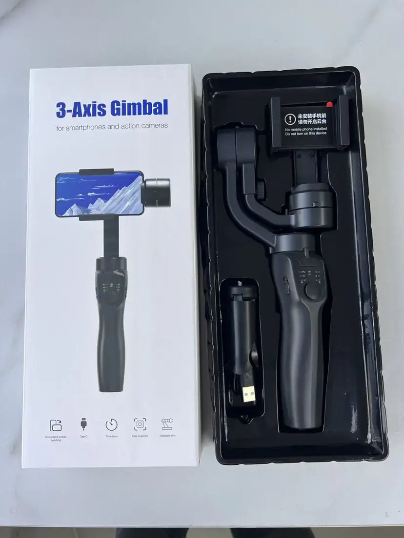 Ultimate Phone Steady Tripod package featuring a 3-Axis Stabiliser for smartphones and action cameras.