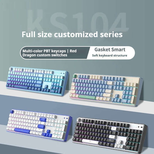 Redragon Three-modeRedragon Three-Mode Mechanical Keyboard | Wireless RGB Gaming Keyboard | Alotta Fun Electronicl Mechanical Keyboard