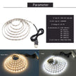 LED Strip Light showcasing various lengths, colors, and USB connectivity for flexible lighting solutions.