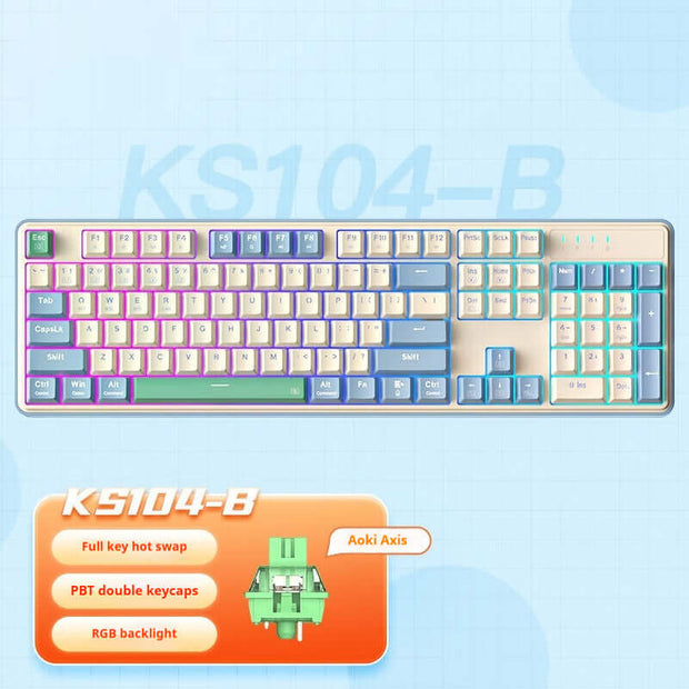 Redragon Three-modeRedragon Three-Mode Mechanical Keyboard | Wireless RGB Gaming Keyboard | Alotta Fun Electronicl Mechanical Keyboard