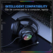 Nemo X80 Gaming Headset – Infinite Surround Sound Headphones with Microphone, USB & Type-C Compatible