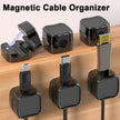 Magnetic Cable Clip Under Desk | Desk Cable Organizer & Cord Holder | Alotta Fun Electronic