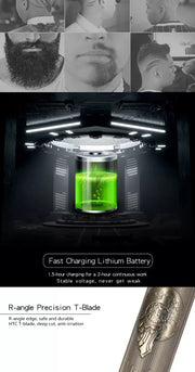 Professional USB Rechargeable Electric Hair Trimmer