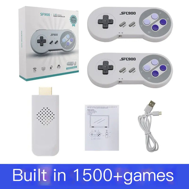 SF900 16-Bit TV Game Console with 1500+ Games