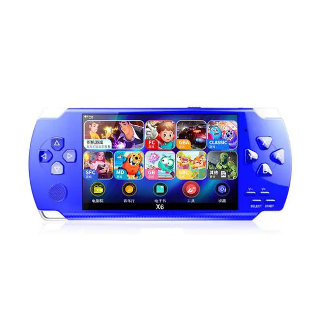 X6 Handheld Portable Game Console with 1500 Games