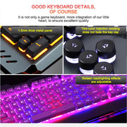 Ergonomic Mechanical Keyboard with RGB Backlight