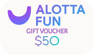 Online Store Gift Vouchers for ALOTTA FUN worth $50.