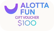 Online Store Gift Vouchers - Alotta Fun Gift Voucher worth $100, perfect for gifting.
