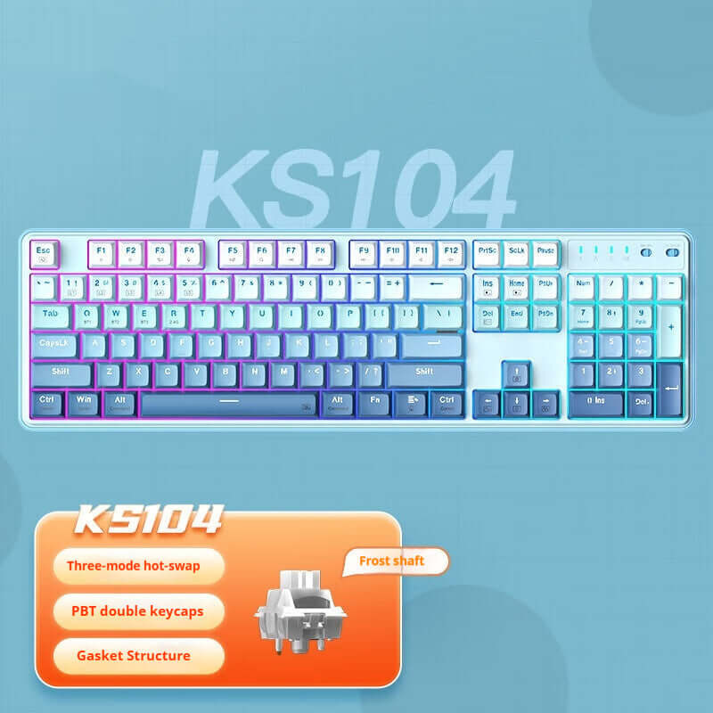 Redragon Three-modeRedragon Three-Mode Mechanical Keyboard | Wireless RGB Gaming Keyboard | Alotta Fun Electronicl Mechanical Keyboard