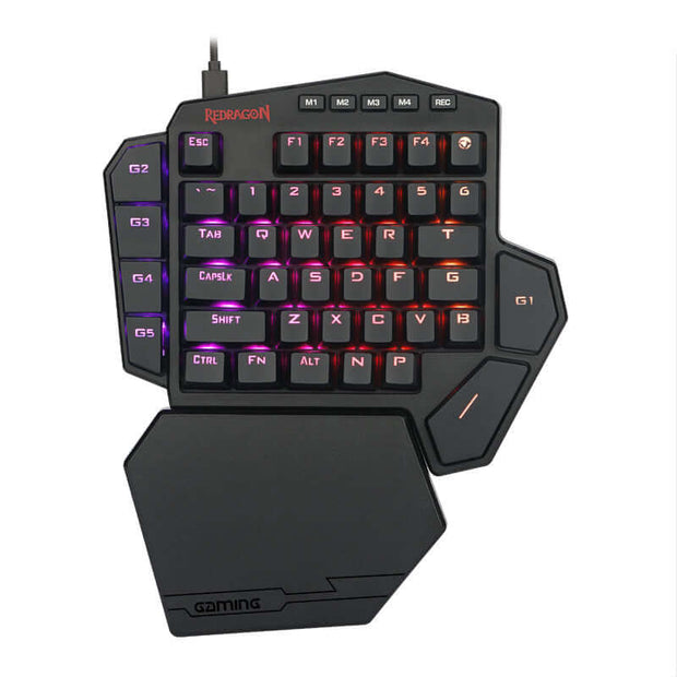 Redragon K585 One-Hand Mechanical Keyboard | RGB Gaming Keypad with Macro Keys | Alotta Fun Electronic