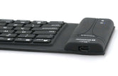 Bluetooth folding silicone keyboard showcasing a compact design with USB interface and power indicator.