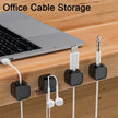 Magnetic Cable Clip Under Desk | Desk Cable Organizer & Cord Holder | Alotta Fun Electronic
