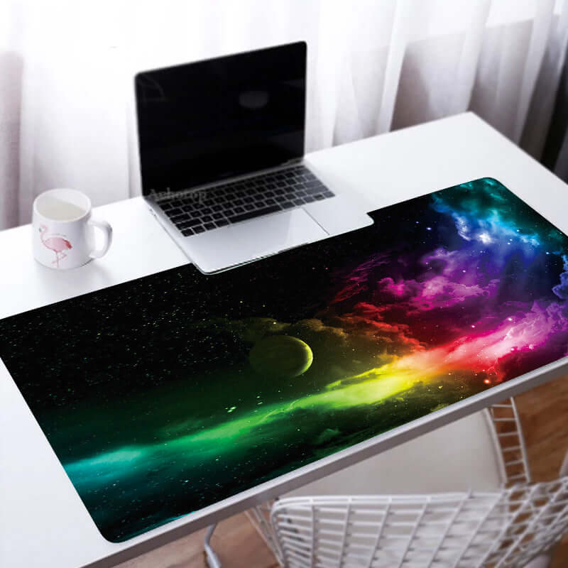 Custom large gaming mouse pad for desk setup