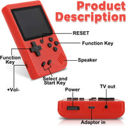 Mini Game Console with 400 Games and HD Screen