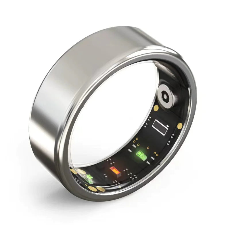 EmpowerMe Health Ring, a sleek smart ring for health monitoring with minimalistic design and advanced technology.