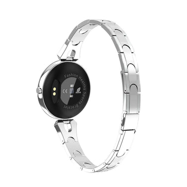 Fashionable Women's Smart Watch back view showcasing sleek design and health tracking features.