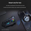 Helmet Bluetooth Headset for seamless connection with two devices for calls and music.