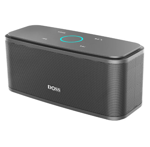 Home Touch Button Portable Bluetooth Speaker in sleek design with touch controls and rich stereo sound.