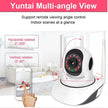 Home WIFI camera with multi-angle view and remote control for indoor monitoring