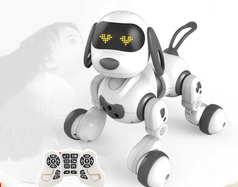Intelligent Remote Control Robot Dog with interactive features and remote control for emotional development.