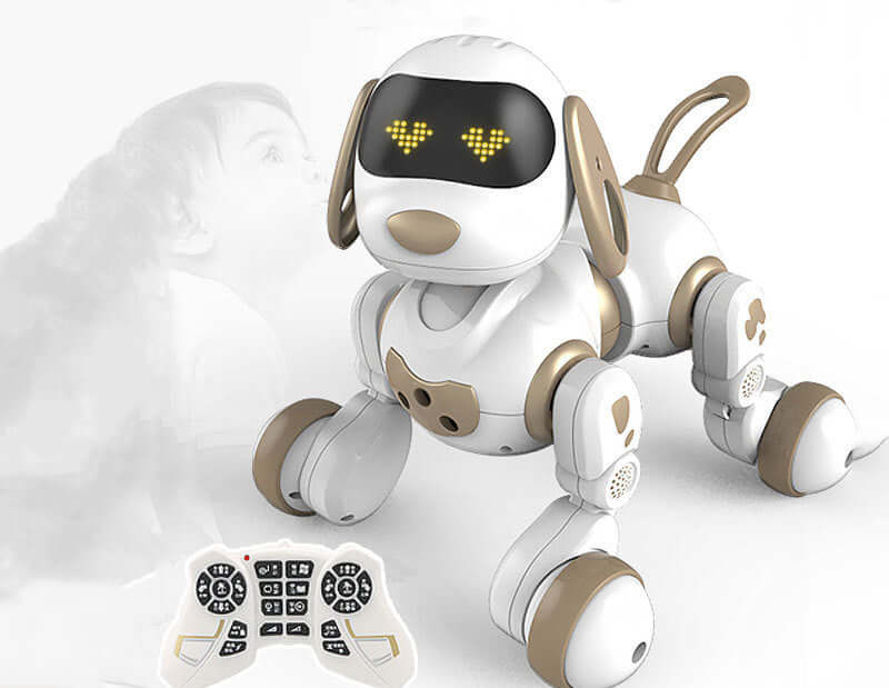 Intelligent Remote Control Robot Dog with remote control and interactive features for kids.