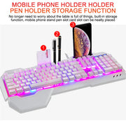 Ergonomic Mechanical Keyboard with RGB Backlight