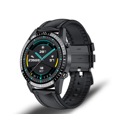 Lige's Smart Watch featuring a sleek design with a black strap and vibrant health tracking display.