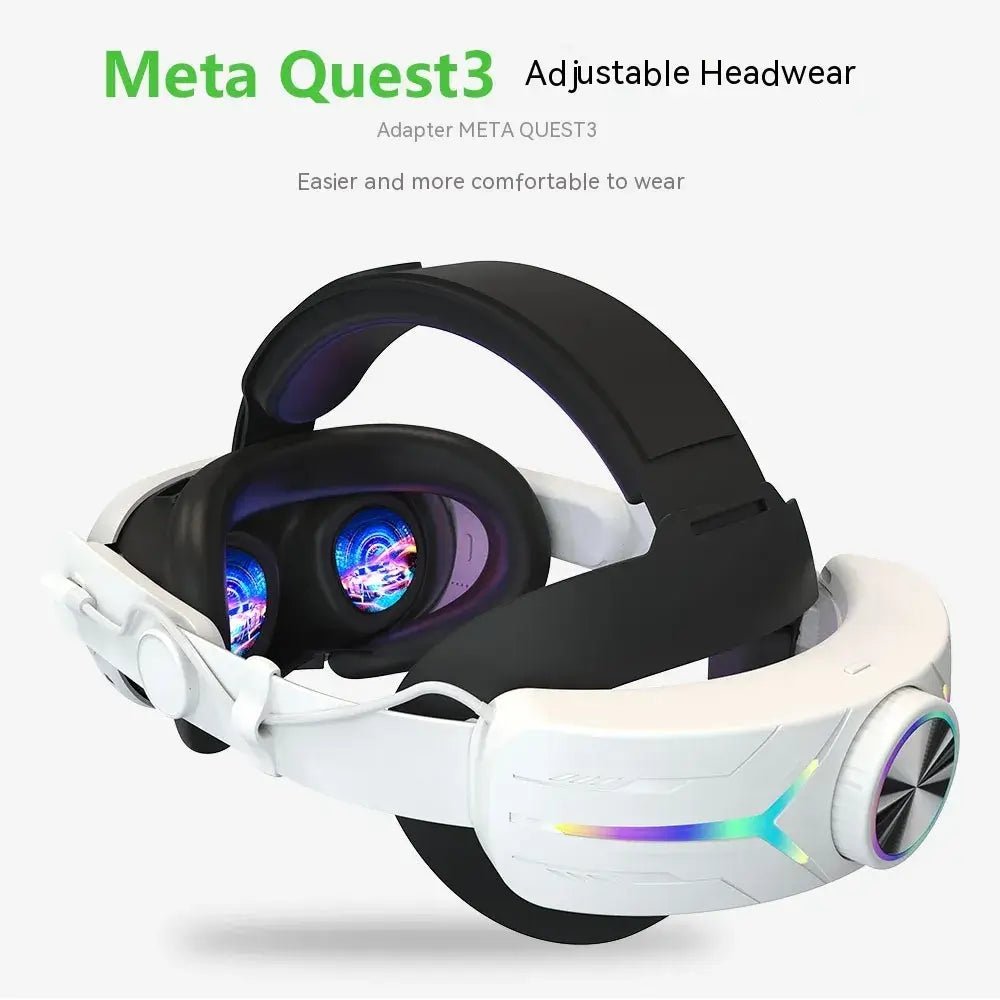 Meta Quest3 Adjustable Headwear for enhanced comfort in virtual reality experiences.
