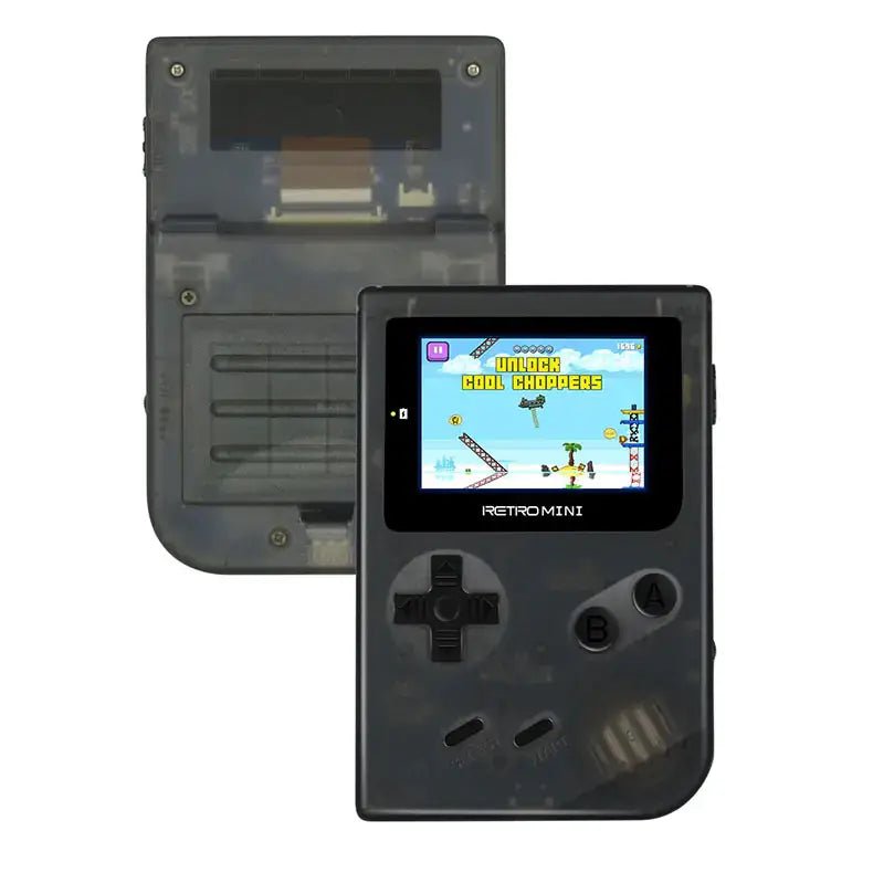 MINI Handheld Game Console with Built-in Nostalgic Games displaying classic retro gameplay.