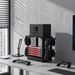 Multi-Function Storage Rack for Switch and Games showcasing organized Nintendo Switch and games on a modern desk.