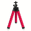 Flexi-Grip Phone Tripod with flexible legs for stable mobile photography in red and black color.