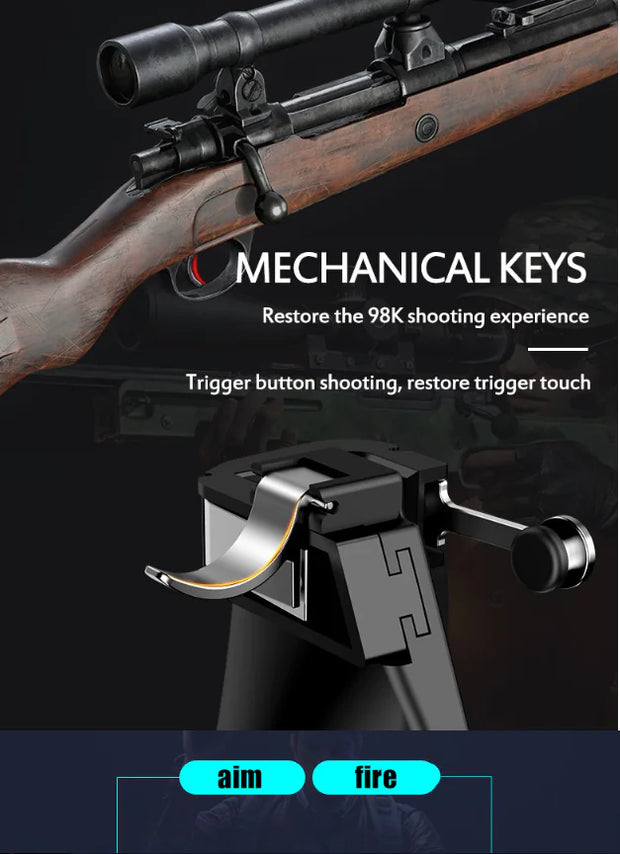 H7 Gaming Controller Grip for Shooting Games