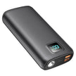 Rapid Charge Power Bank with digital display and multiple USB ports for fast charging.
