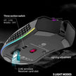 Rechargeable Wireless RGB Gaming Mouse with three section switch and lighting adjustment features